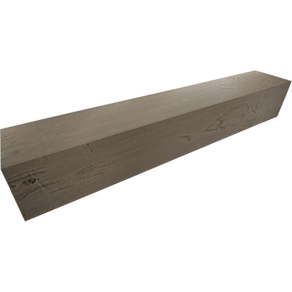Almond Knotty Pine Faux Wood Beam Plank 4" x 4" x 18'