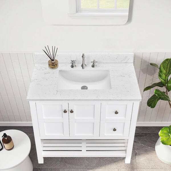 LANDOLT Whitehaven 36 in. W x 22 in. D Engineered Stone