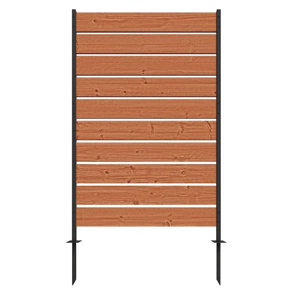 Ultra Series Wood Privacy Fence Screen Natural Wood, Outdoor Privacy Fence Panel for Deck Balcony Patio, 1 Panel
