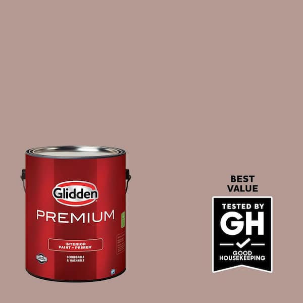 Glidden Premium 1 gal. Iris Mauve PPG1016-5 Semi-Gloss Interior Latex Paint
