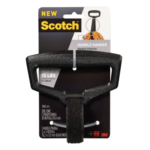 Scotch 3 in x 5 in Handle with 36 in. Black Strap