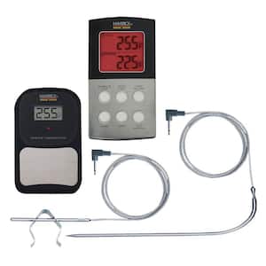 Digital Remote Thermometer with 2-High Heat Probes