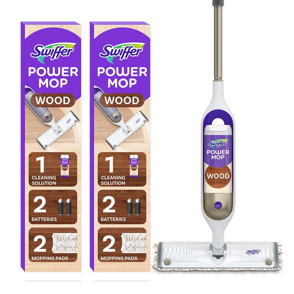 Power Mop Wood Starter Kit (1-Power Mop, 2-Pads, Cleaning Solution and Batteries)(Case of 2) price history on PriceWatchPro