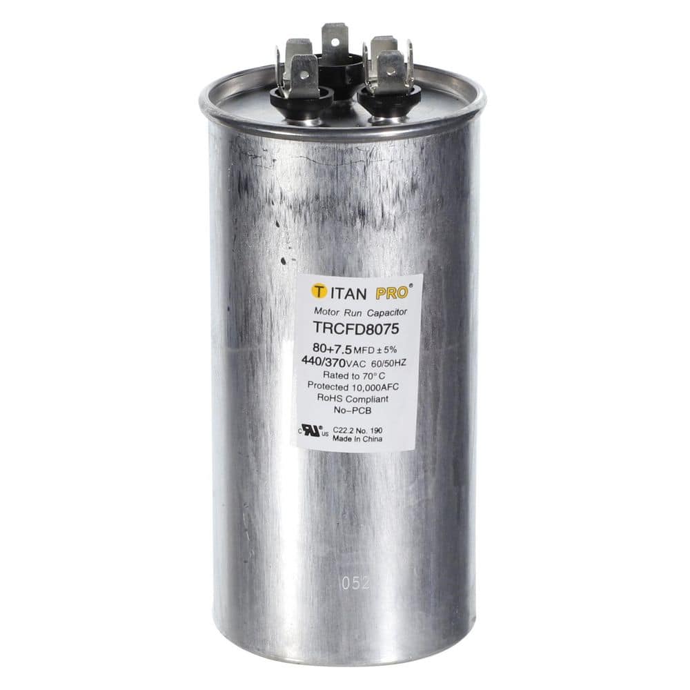 Packard Titan Pro 80-Plus 7.5 MFD 440-Volt/370-Volt Dual