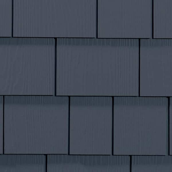 HardieShingle HZ5 Statement Collection 14 in. x 48 in. Fiber Cement Straight Edge Shingle Siding Deep Ocean