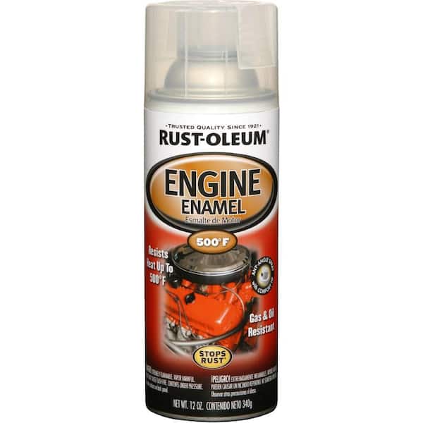 Rust-Oleum Automotive 12 oz. Semi-Gloss Clear Engine Enamel Spray Paint