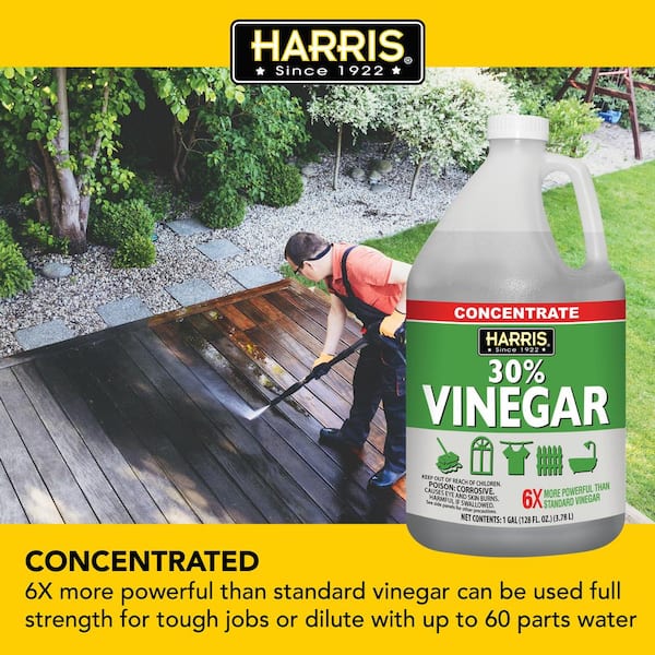 Harris - 128 oz. 30% Vinegar All Purpose Cleaner Concentrate