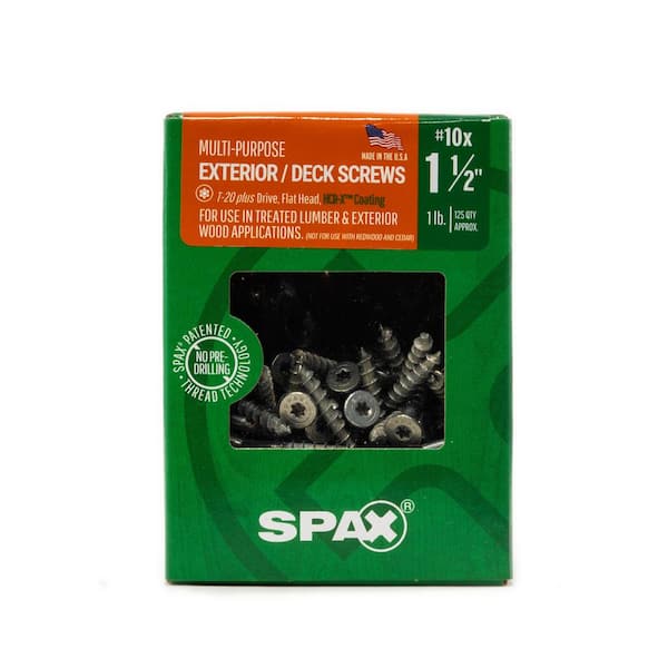 Deck Plus 10 x 3-in Wood To Wood Deck Screws (1550-Per Box) 49010 at