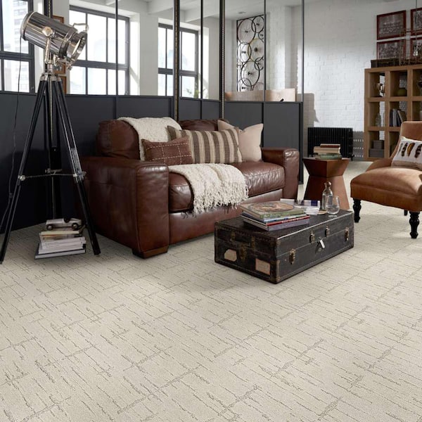 Berlin - Awaken - Beige 42.1 oz. Nylon Pattern Installed Carpet