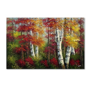 30 in. x 47 in. "Indian Summer" by Rio Printed Canvas Wall Art
