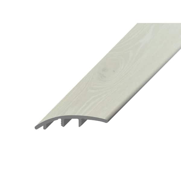 Bruce Hydralock Silver Trailhead.345 in. Thick x 1.89 in. Wide x 94 in. Length Vinyl Reducer Molding