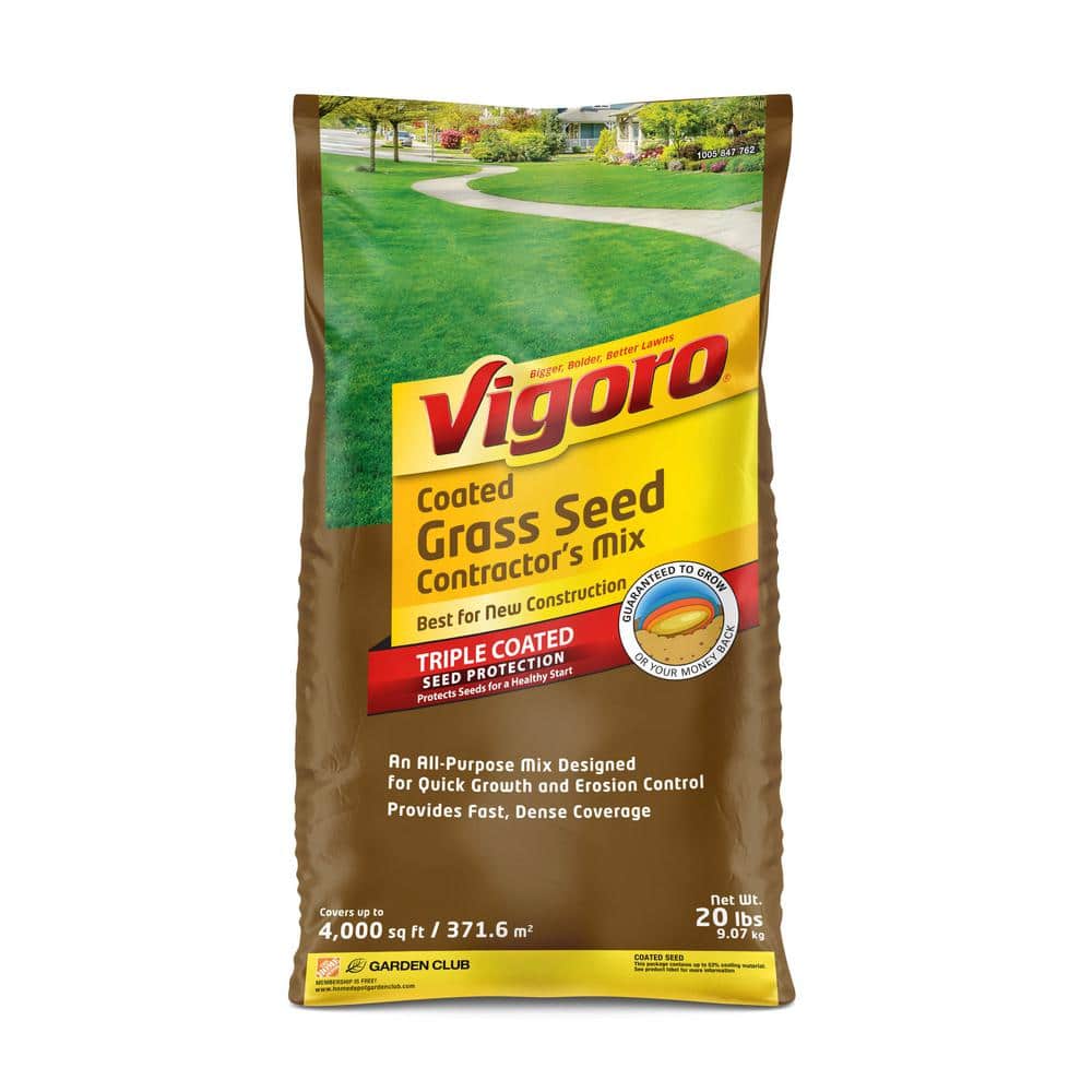 Vigoro 20 lbs. Contractor's Grass Seed Mix 100544424 The Home Depot