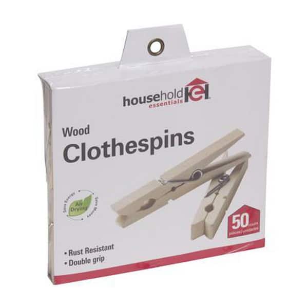 Up To 72% Off on 100-Pack Mini Wood Clothespin