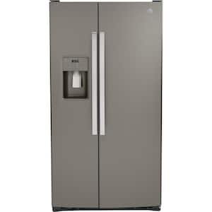 25.3 cu. ft. Side-by-Side Refrigerator in Slate, Standard Depth