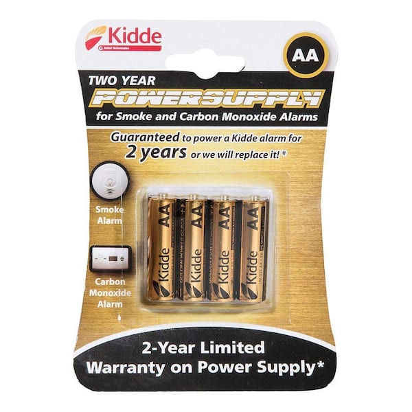 Kidde AA Smoke Detector Replacement Batteries 21026968 - The Home Depot