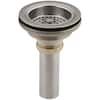 KOHLER Duostrainer 4-1/2 in. Sink Strainer with Tailpiece in Vibrant ...