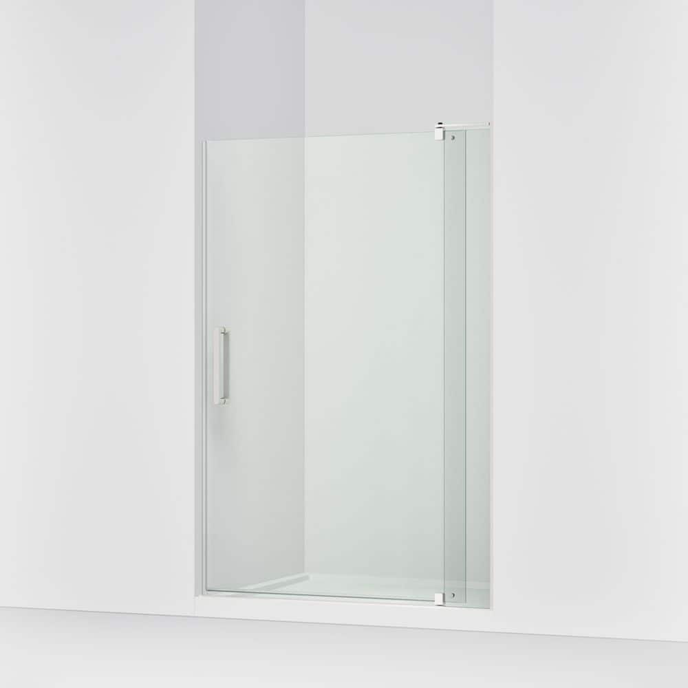 KOHLER Revel 43-48 in. W x 70 in. H Frameless Pivot Shower Door in