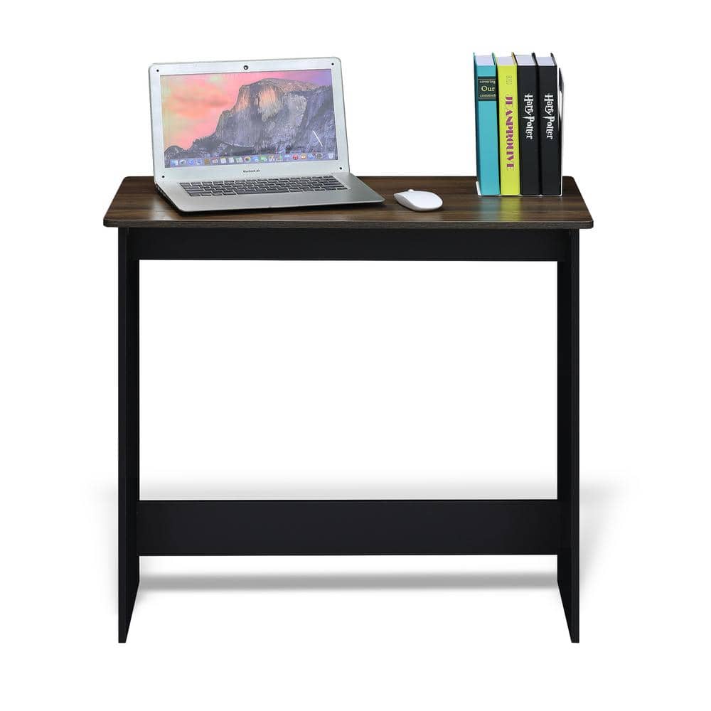 Columbia Walnut Rectangular Industrial Study Desk