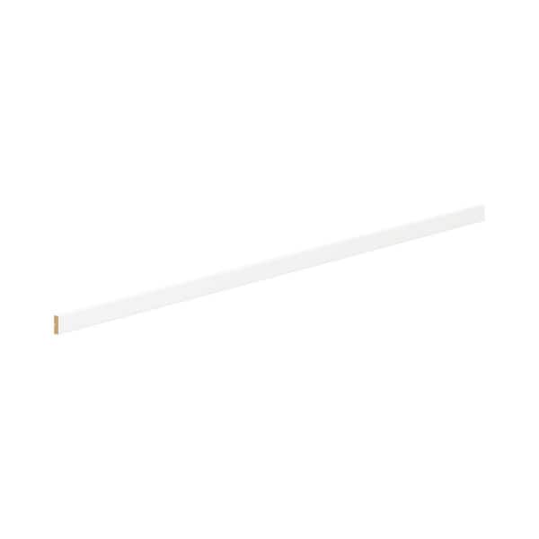 96 in. W x 2.36 in. H Valance Edge Moulding in Bright White