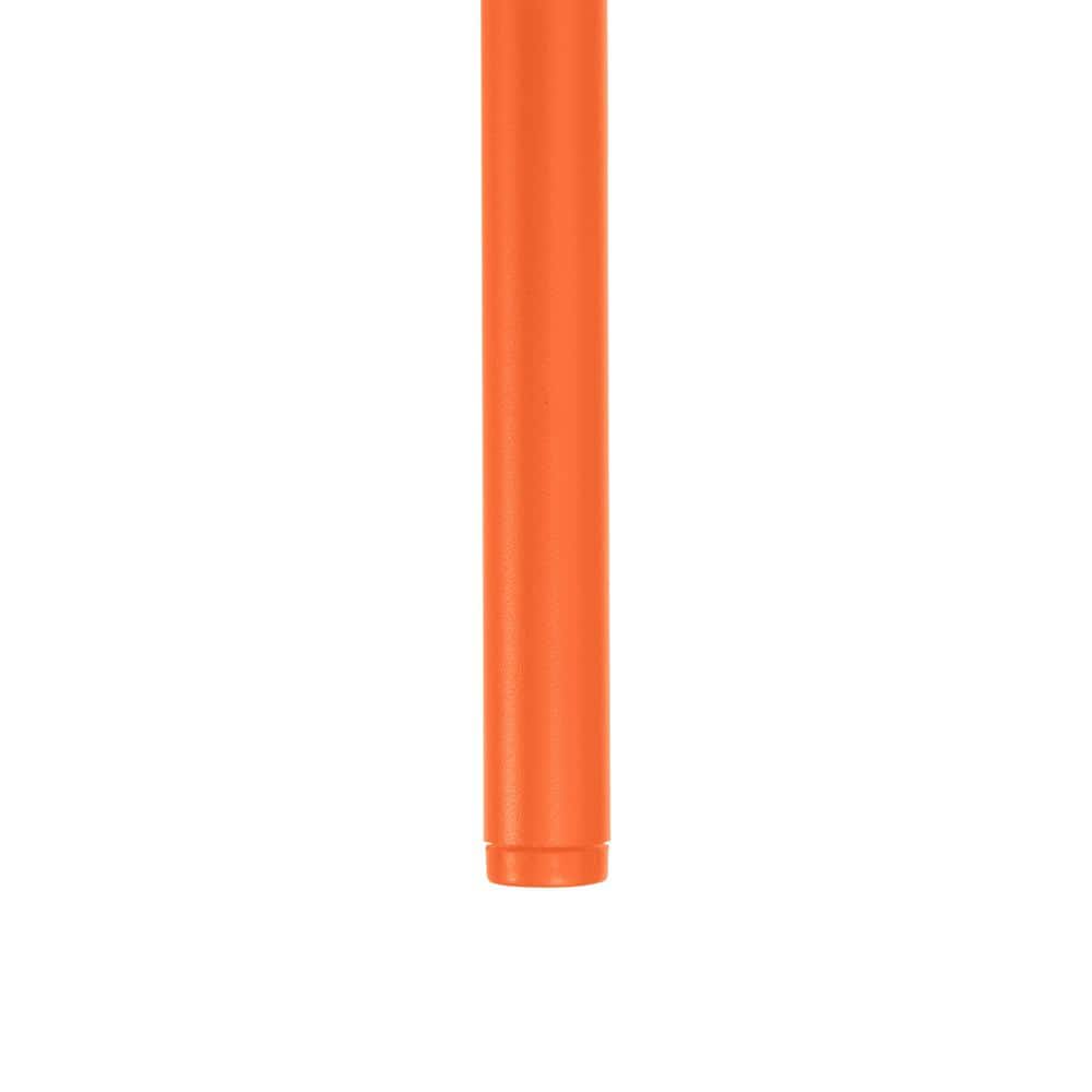 Devon Orange Aluminum Modern Outdoor Stackable Chair
