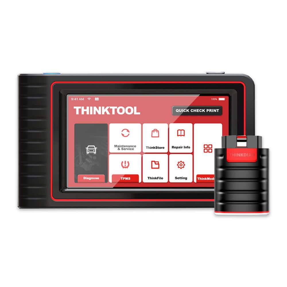 Thinkcar OBD2 Scanner Touch Screen Tablet Car Code Reader Vehicle Scan Tool THINKTOOL THINKBASIC - The Home Depot