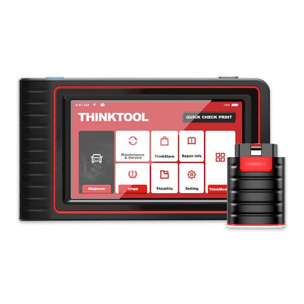 håndtag nikkel Forbyde Thinkcar OBD2 Scanner Touch Screen Tablet Car Code Reader Vehicle  Diagnostic Scan Tool THINKTOOL BASIC THINKBASIC - The Home Depot
