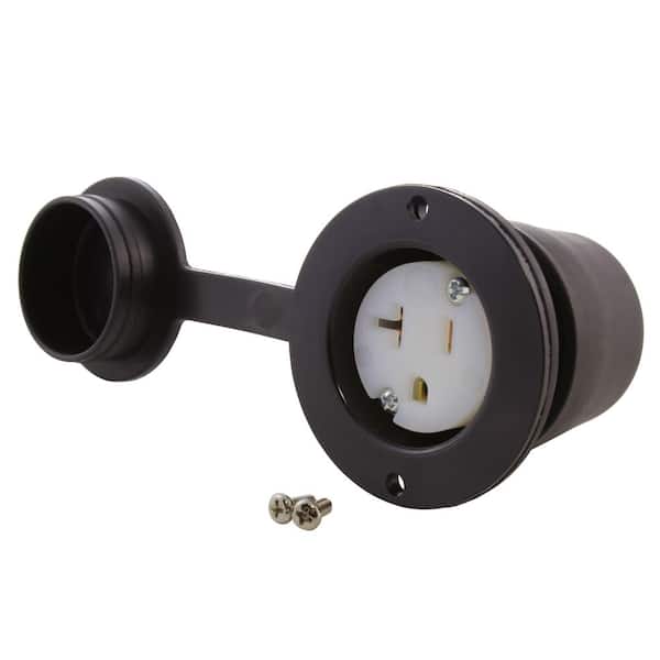 15/20 Amp 125-Volt Household Flanged Outlet with Covers UL and C-UL Listed
