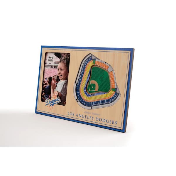 MLB Los Angeles Dodgers Team Colored 3D StadiumView with 4 in. x 6 in. Picture Frame