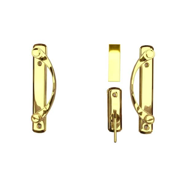 Andersen Newbury 2-Panel Gliding Patio Door Hardware Set in Bright