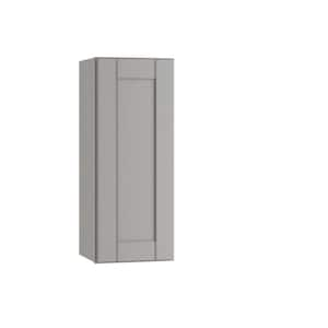 Washington Veiled Gray Plywood Shaker Assembled Wall Kitchen Cabinet Soft Close 12 in W x 12 in D x 30 in H