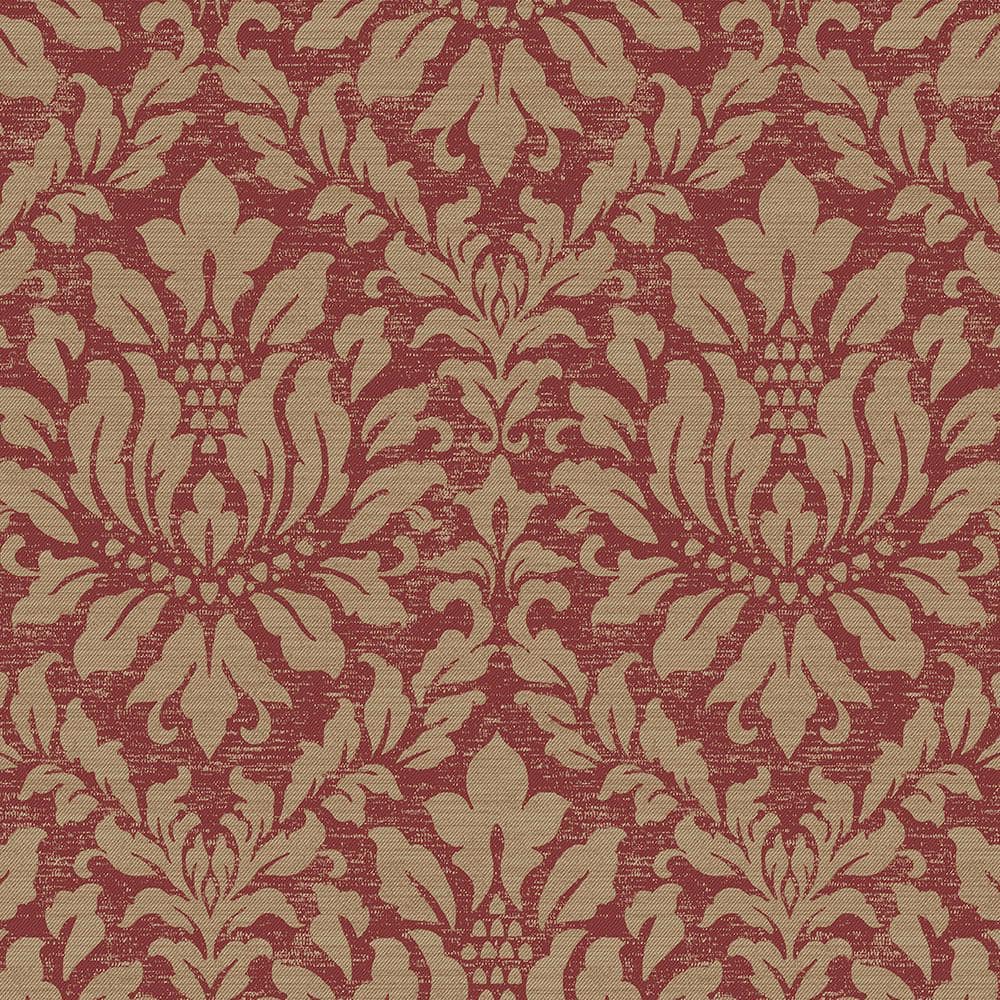 Norwall Stitched Damask Vinyl Roll Wallpaper (Covers 55 sq. ft ...