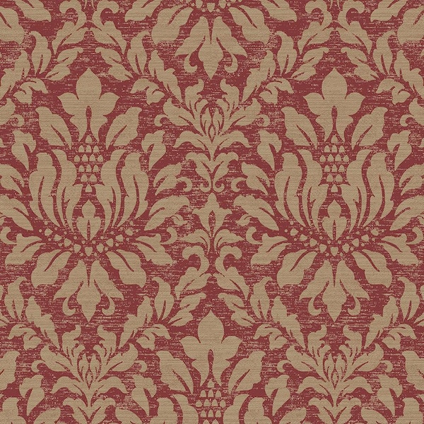 Norwall Stitched Damask Vinyl Roll Wallpaper (covers 55 Sq. Ft 