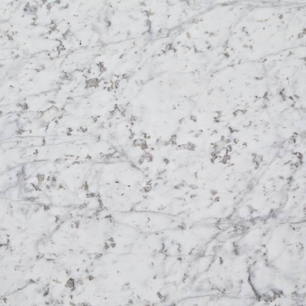Unbranded 3 in. x 3 in. Marble Countertop Sample in Carrara White Marble
