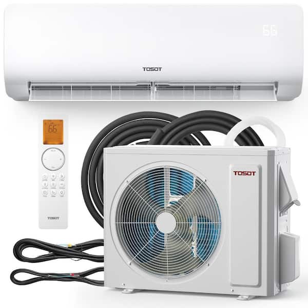 24K BTU 19 SEER2 Ductless Inverter Mini-Split Air Conditioner and Heating System, Wifi, 16 ft. Copper Line Set, 208-230V