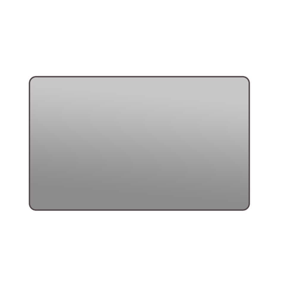 Oil-Rubbed Bronze 60 in. W x 36 in. Modern Aluminum Rectangle Wall Mirror, 