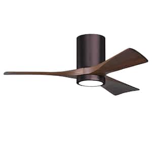 Irene-3HLK 42 in. Integrated LED Indoor/Outdoor Brushed Bronze Ceiling Fan with Remote and Wall Control Included