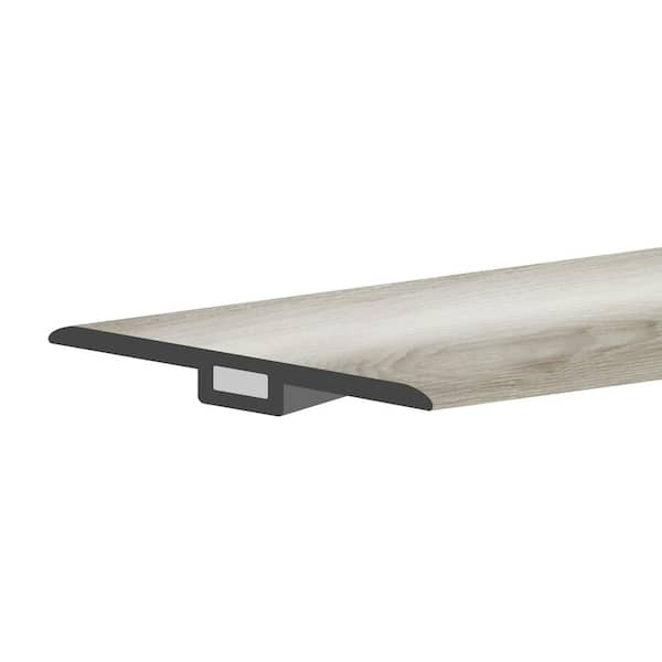 Lucida Surfaces GlueCore Silver 1-3/4 in. W x 47-1/4 in. L x 0.27 in. T Vinyl T-Molding