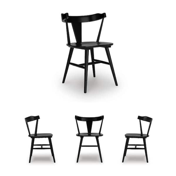 【大豆】BD LOWER CHAIR ブラック wantkey 肘セット Signature DESIGN BY ASHLEY Gretlynn Black Wood Side Chair Set of 2