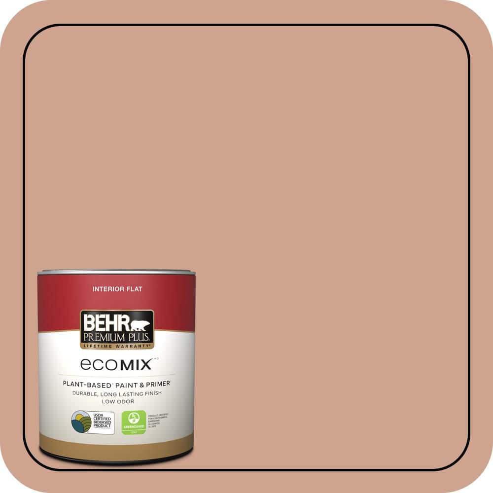 1 qt. #230F-4 Autumn Malt Flat EcoMix Plant-Based Interior Paint & Primer price history on PriceWatchPro