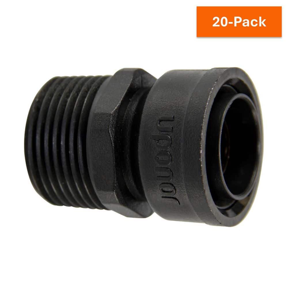 TotalFit 3/4 in. Push-to-Connect x 1 in. NPT Engineered Polymer Reducing Male Threaded Adapter (20-Pack) price history on PriceWatchPro