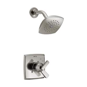 Ashlyn 1-Handle Pressure Balance Shower Faucet Trim Kit in Stainless (Valve Not Included)