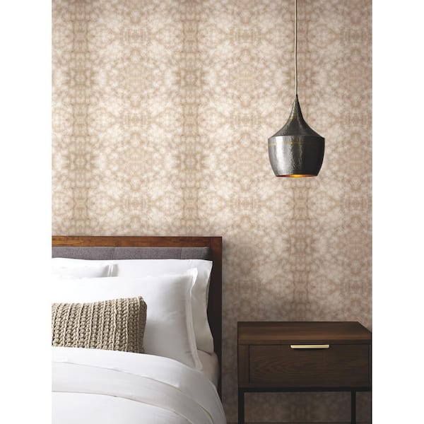 45 sq ft Palomino Tan Peel and Stick Non-woven Wallpaper