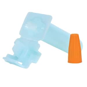 DBO/B-600 Gorilla Nut Wire Connector with Direct Bury Silicone Tube - Orange/Blue (100-Pack)