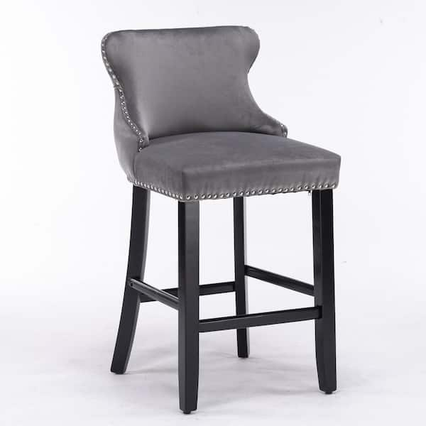 Delta Felt Grey Chair-Bar Stool Cushion