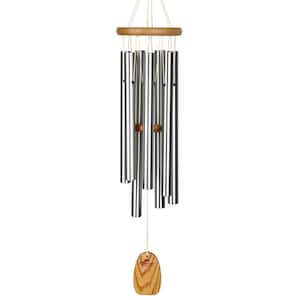 Signature Collection, Woodstock Anniversary Chime, 27 in. Silver Wind Chime ACS
