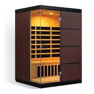 Sirona 4-Person Hemlock Infrared Sauna with 8 Carbon Heaters