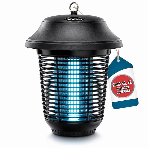 Outdoor Bug Zapper, 3000-Volt Electric Insect Killer, 2000 sq. ft. Coverage, Patio and Yard