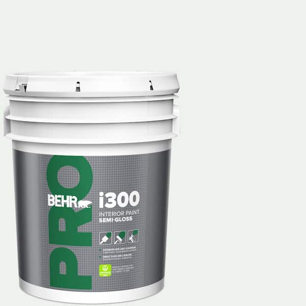 BEHR PRO 5 gal. #ECC-65-2 Mineral Spring Semi-Gloss Interior Paint