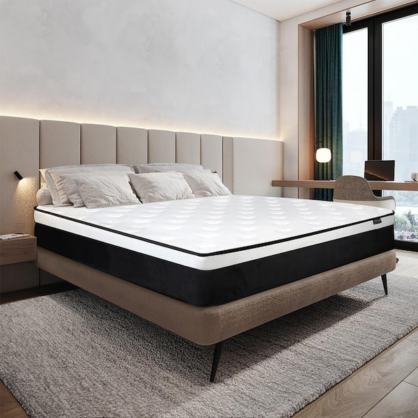 Luxury King Medium Memory Foam 14 in. Bed-in-a-Box Mattress