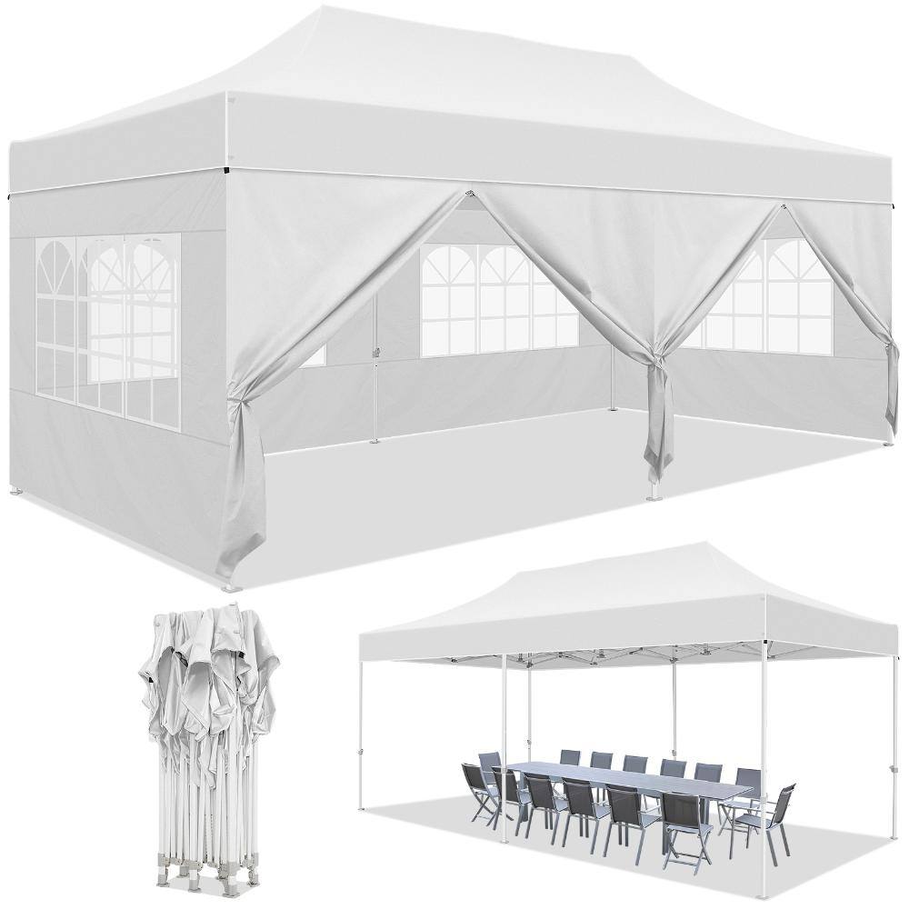 20 Ft. W x 10 Ft. D Metal Pop up heavy duty canopy price history on PriceWatchPro